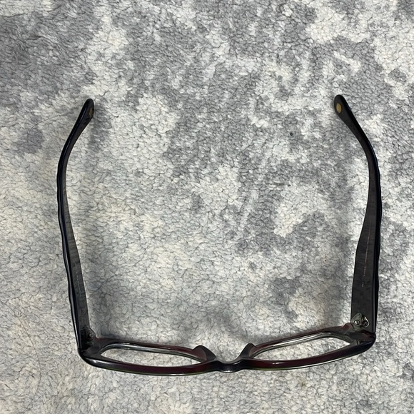 Chanel Acetate Quilted CC Glasses Frames Amber Brown Color Change Green Rim main image 11